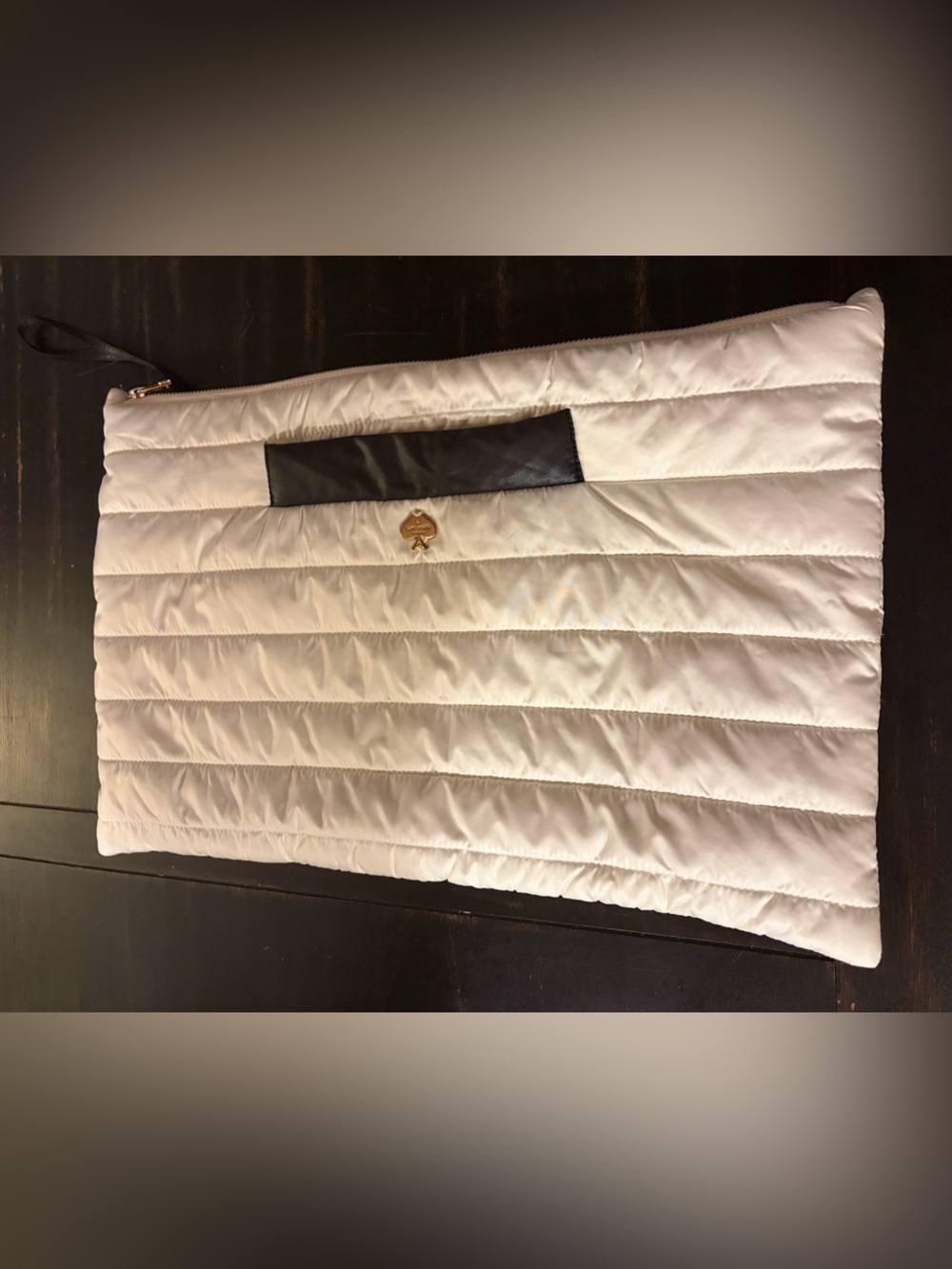Large Kate Spade Quilted Travel Pouch